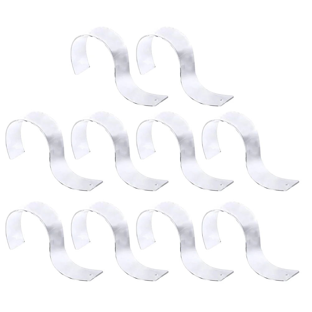 

10pcs Belt Display Stands Holder Closet Organizer Waistband Stand Rack