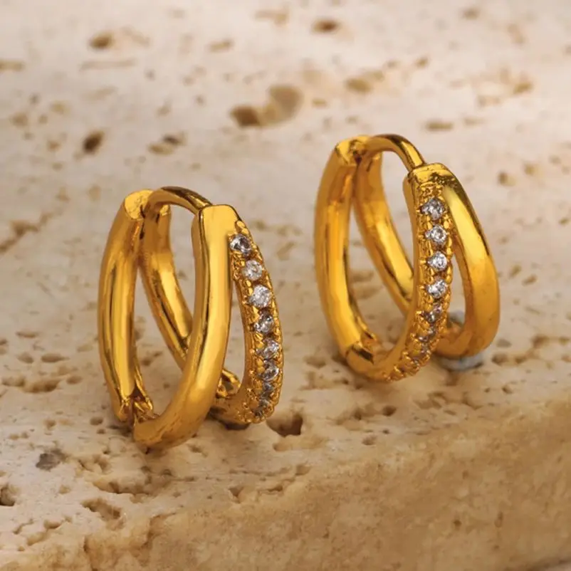Stainless Steel Circle Earrings For Women