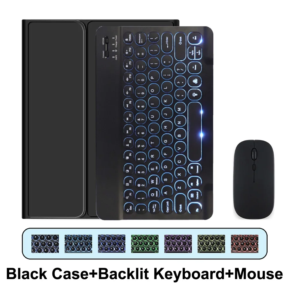 

KeCase for IPad 9.7 10th 10.2 7/8/9th Gen Pro 10.5 Air 3 Air 4 5 10.9 Pro 11 12.9,For IPad Cover with Bluetooth Keyboard