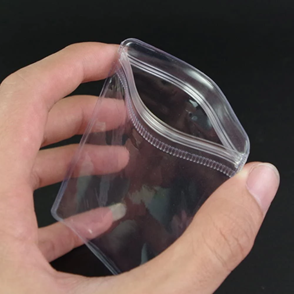 50/100Pcs Transparent Ziplock Jewelry Storage Bag, Anti-Oxidation  Waterproof Jewelry Sealing Bag,Jewelry Jade Storage Plastic Bag,PVC  Dustproof Plastic Bags, Portable Pouches For Packaging Jewelry Earrings  Rings Necklaces Bracelets Pendants