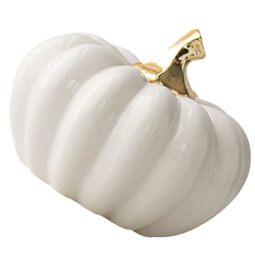 

Ceramic Pumpkin Small Ceramic Pumpkin Decoration Photo Prop Desktop Adornment