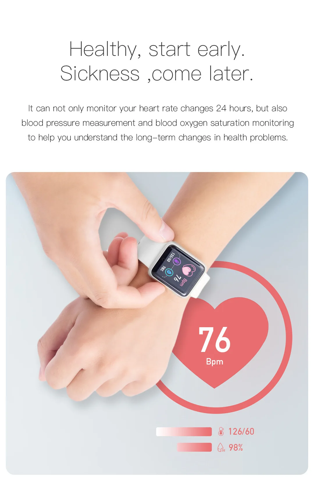 Smart Watches for Men Children Smartwatch for Girls Boys Men Women Sport Heart Rate Blood Pressure Bracelet Kids Watch for 8-18 3
