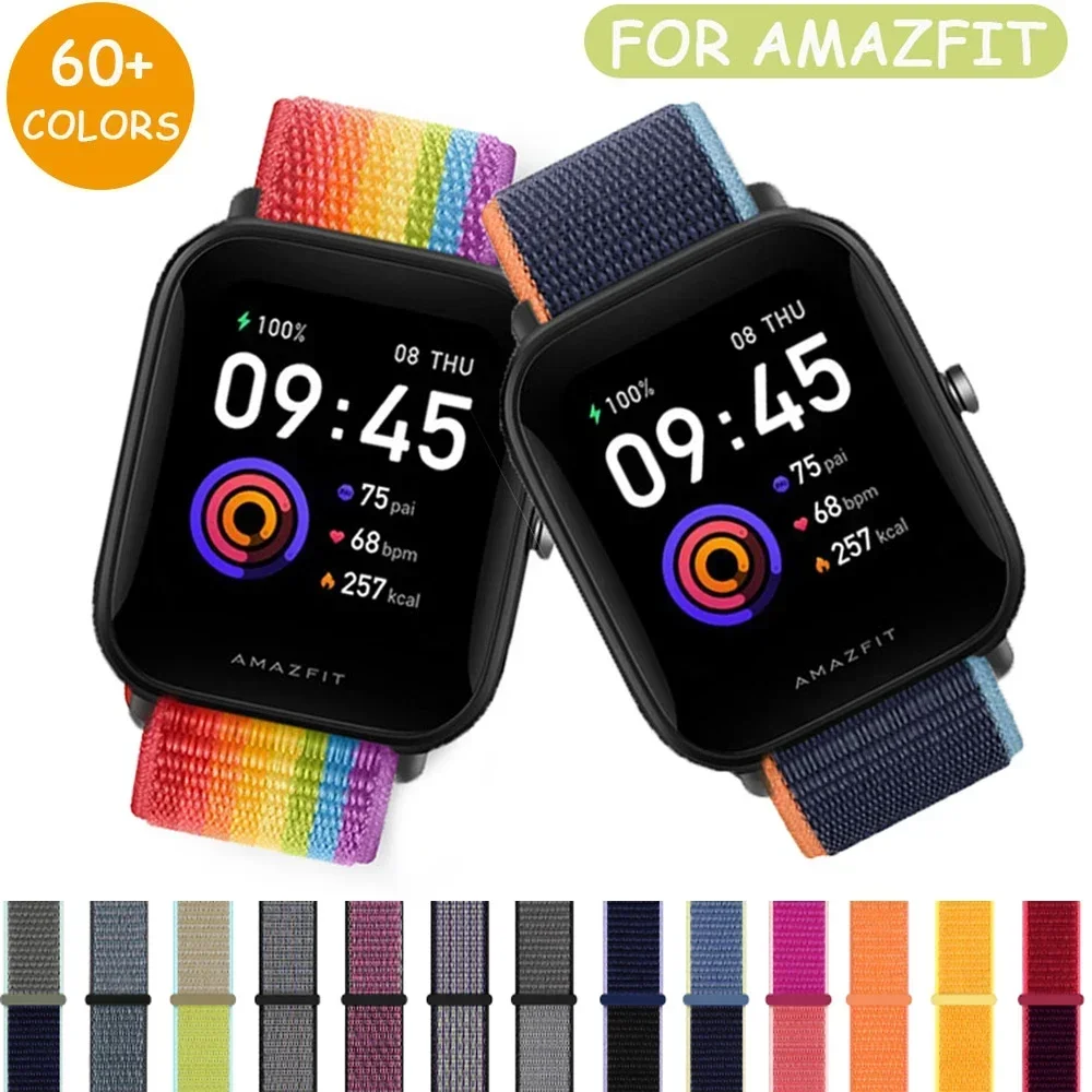 Nylon Loop Smartwatch Strap - Adjustable 20mm/22mm Premium Band