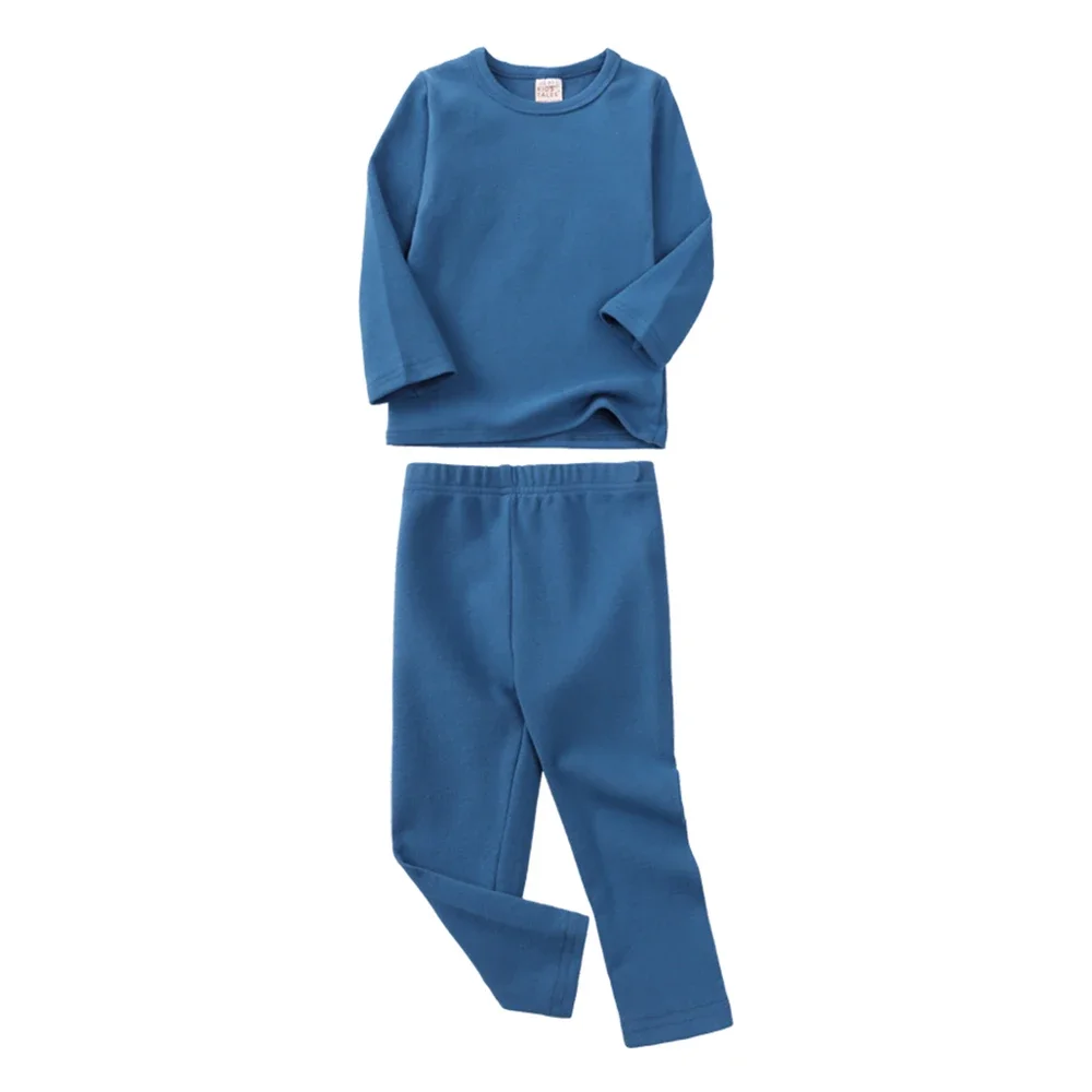 Children's Cotton Pajama Set – Warm Long Sleeve Sleepwear