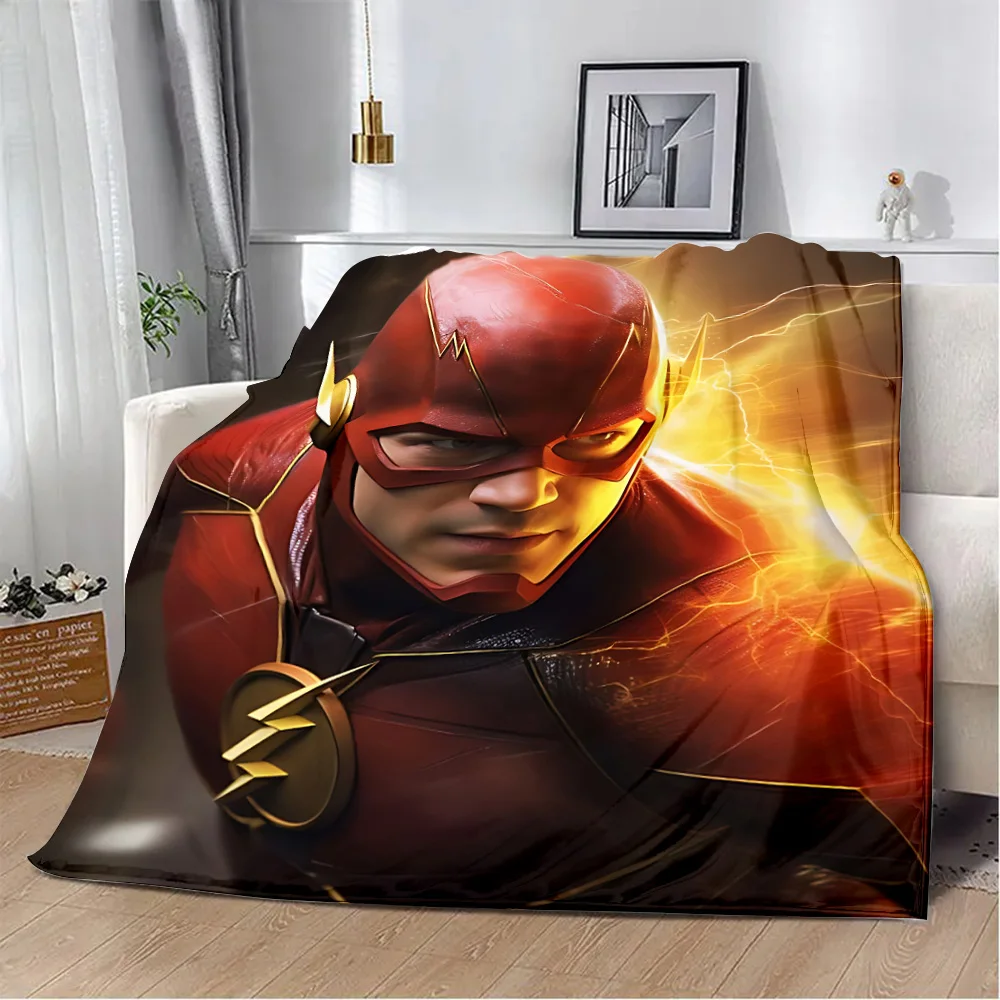 Marvel Super Flash Printed Blanket Picnic Blankets Warm Blanket Soft and Comfortable Blanket Home Travel Birthday Gift 2