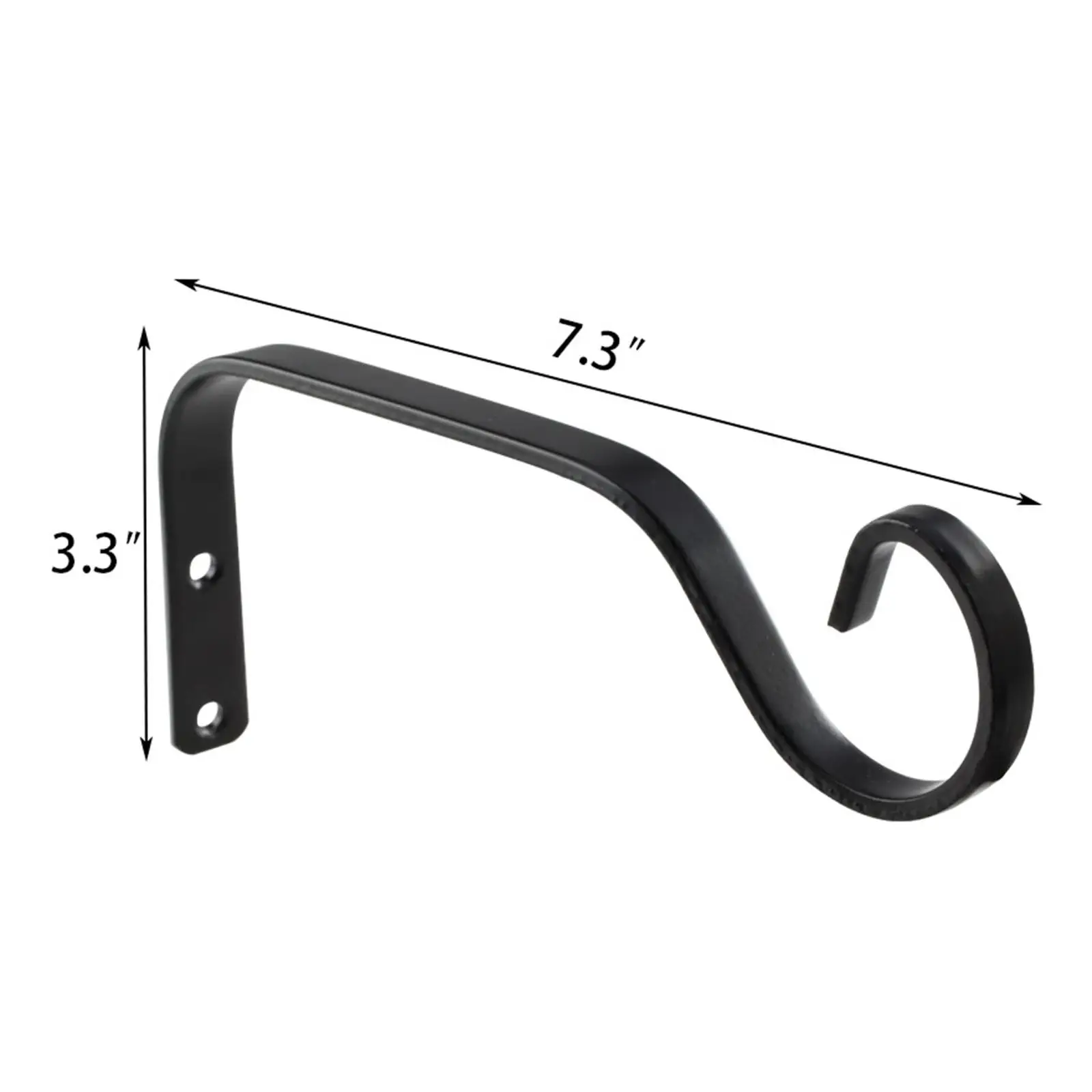 AMFUN Parete Staffa per Pianta, 4 Pz Ganci da Parete per Piante, Staffa per Piante Sospese con Viti per Appendere Fioriere, Piante, Lanterne