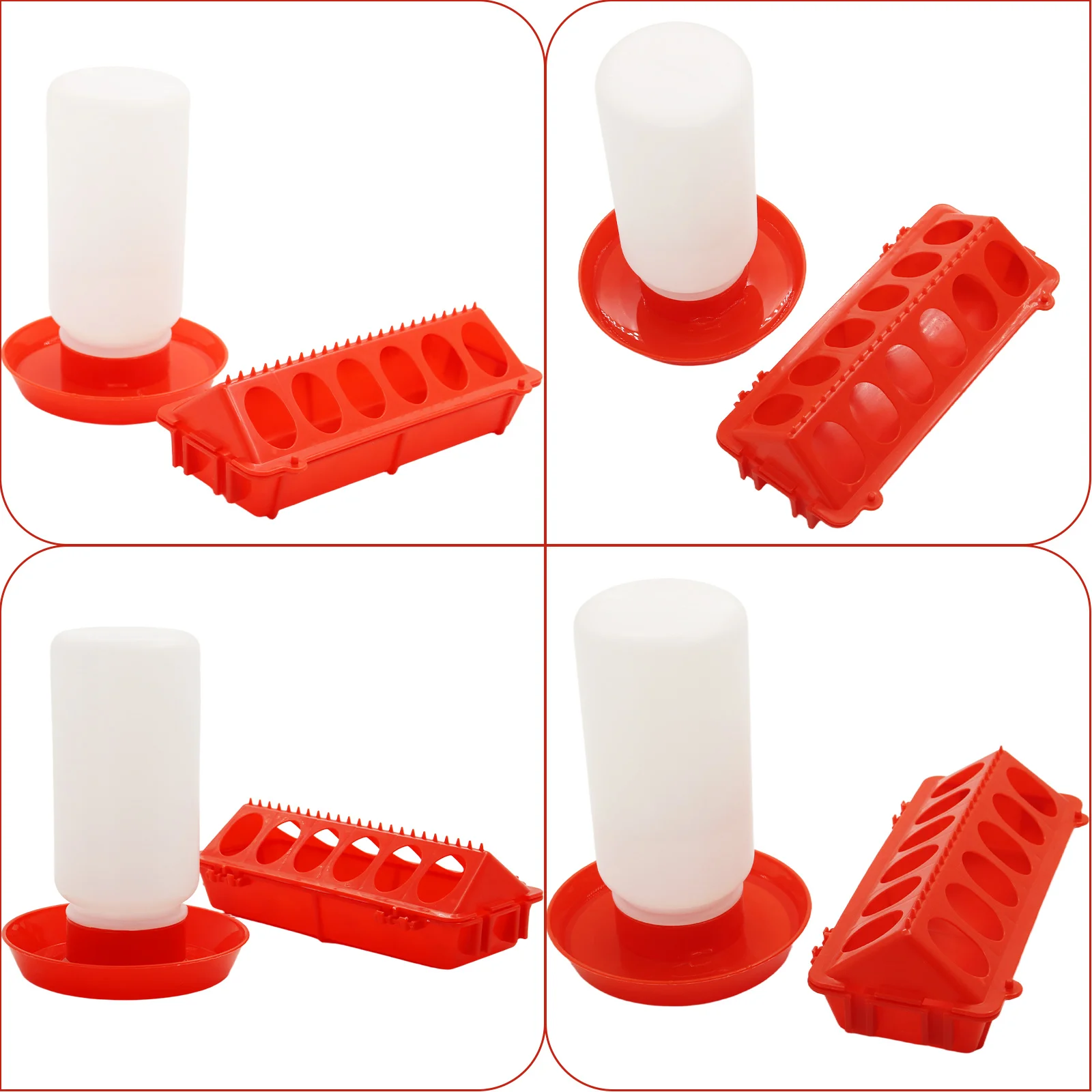 وحدة تغذية ومياه أوتوماتيكية للدجاج والفراخ والسما...