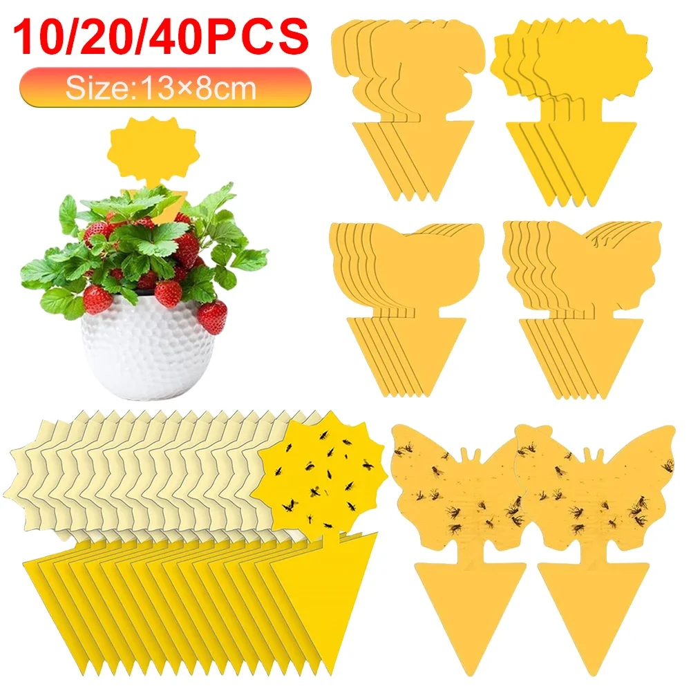 끈끈한 트랩 과일 파리 트랩, 노란색 끈끈한 벌레 트랩, 실내 야외 곤충 해충 방제 정원, 강한 접착제 식물, 10-40 개 Best5 끈끈한 트랩 과일 파리 트랩, 노란색 끈끈한 벌레 트랩, 실내 야외 곤충 해충 방제 정원, 강한 접착제 식물, 10-40 개 Best5