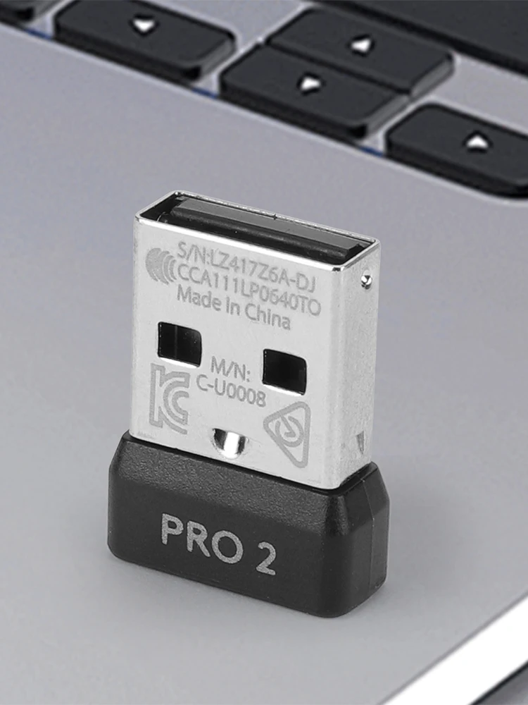 미니 수신기 동글 USB-C 포트 교체용 USB 수신기 플러그 앤 플레이 프로 2 라이트스피드 게이밍 마우스용 낮은 대기 시간
