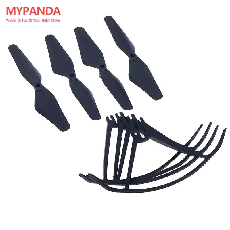 

New 4Pcs 122mm Drone Spare Parts Kit Propellers Plastic Blades Props Guard Protection Frame F84 Drone Foldable Quadcopter