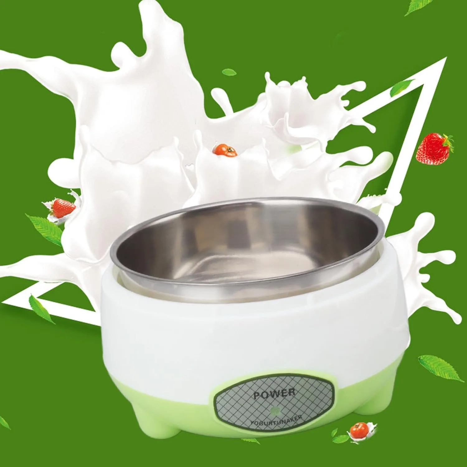 Automatic Yogurt Maker Multifunctional Homemade Yogurt Stainless Steel Inner Pot for Camping Office Dining Room Kitchen