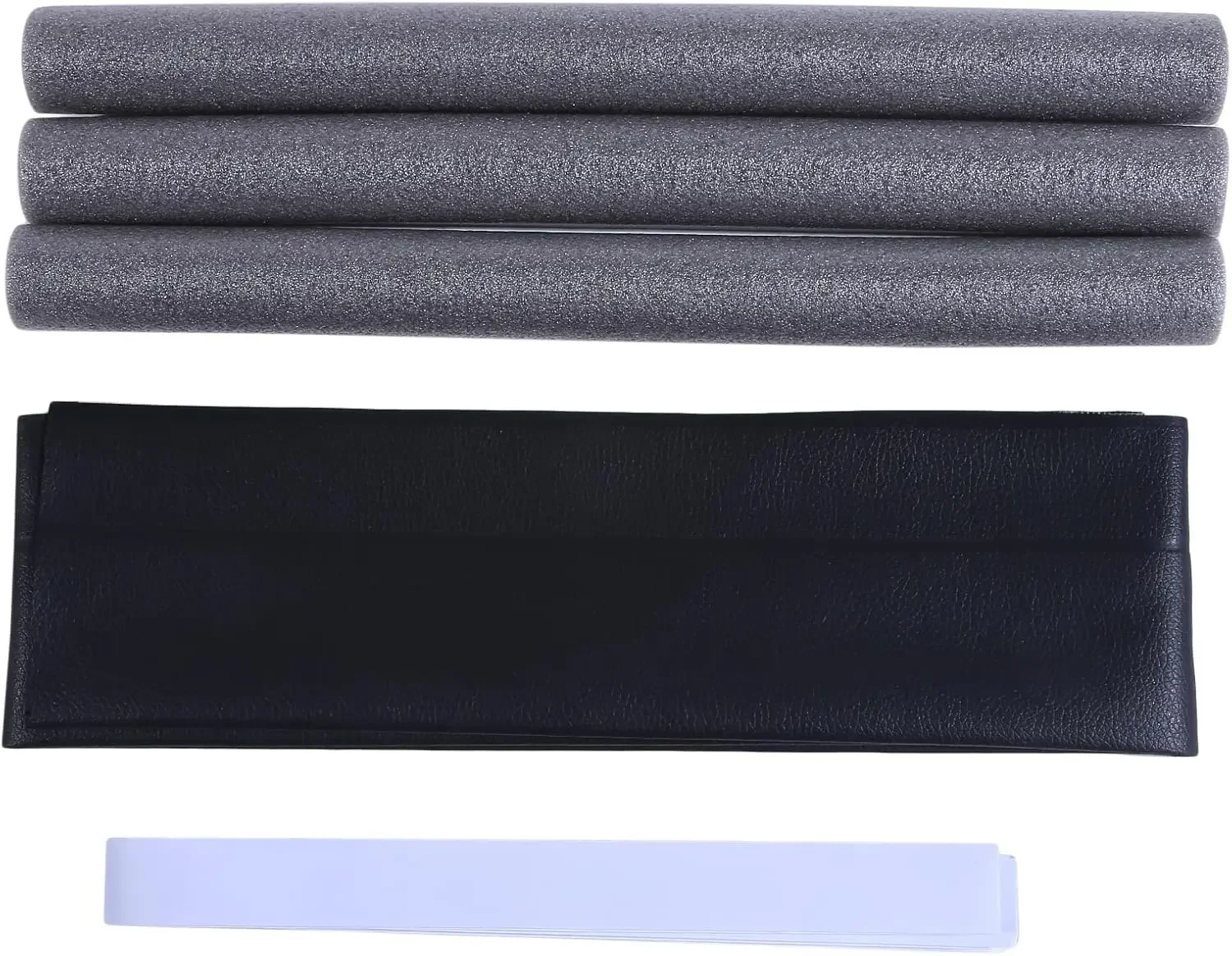 Black Door Bottom Seal Strip - Soundproof Insulation Draft Blocker & Weather Stripping