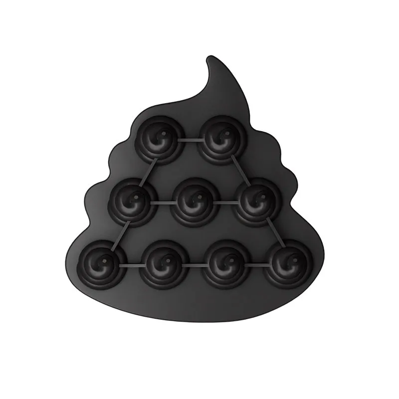 Stampo Per Cubetti Di Ghiaccio A Forma Di Rosa In Silicone Con Coperchio, 9 Cavità, Per Cocktail E Whisky (Nero) - 2