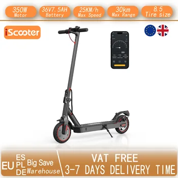 Monopattino Elettrico I9 350W 7.5Ah 30 km/h per Adulti, Autonomia 30 km, Monopattino con APP