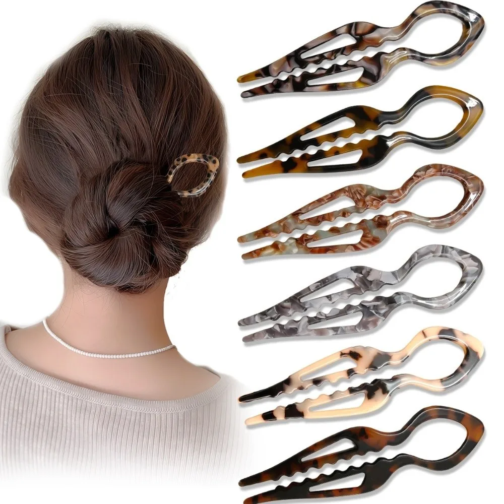 Hairstyle Tool Hair Accessories French Hair Pins Headbands V-Shaped Hair Clips Headwear Geometric Design Hairpins