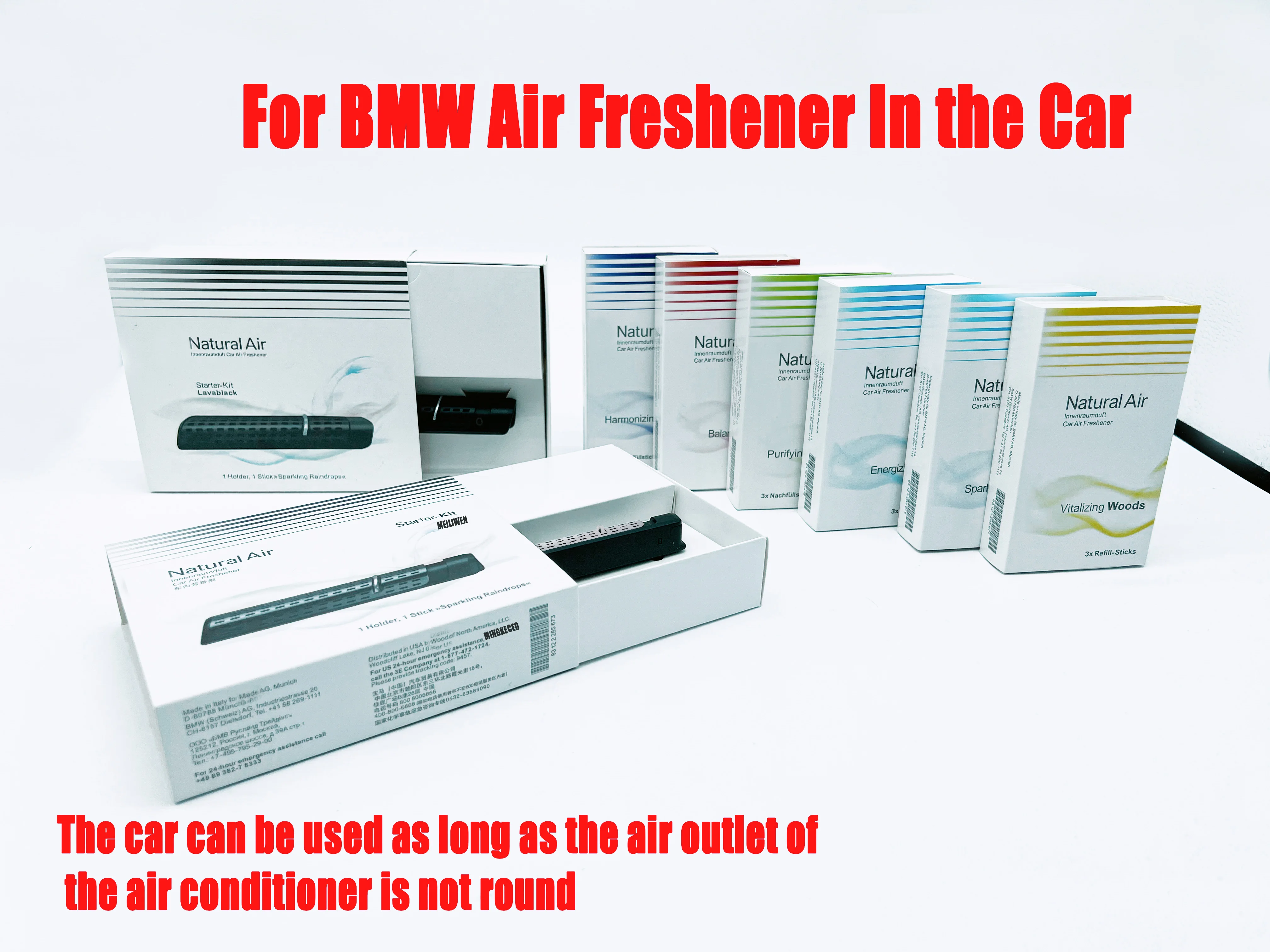 For BMW Car Air Outlet Perfume Air Conditioning for Clip Pendant Car