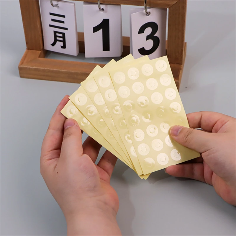 4 Sheets Loose-leaf Hole Repair Subsidy Punch Reinforcements Protectors Paper Rings Binder Labels Reinforcers Stickers