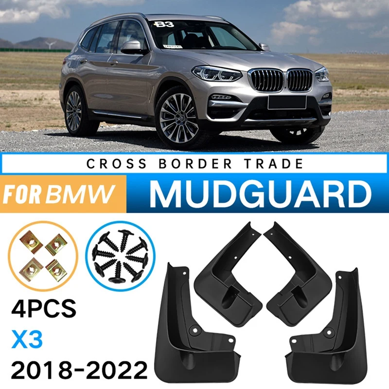 

Аксессуары для автомобильных колес, брызговики для BMW X3 G01 2018 2019 2020 2021