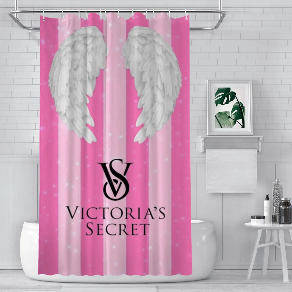 

Shower curtain Bathroom Victoria’s Secret decor Modern household items Bathroom curtain Graduation gift Festival gift