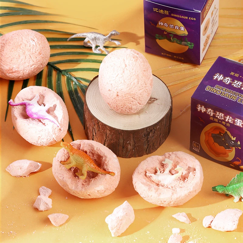 Dinosaur Eggs jurassic Park Tyrannosaurus Model Toys Scientific Mining Archeology Digging Educational Toys For Kid Boy 3