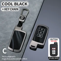 Premium Car Remote Key Case Cover Shell - Sleek Protection for Your Vehicle Accessories (Black)