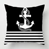 Nordic Black Nautical Series Pillowcase 60*60 Home Decoration Sofa Decoration Cushion Cover 45*45 Customizable 2