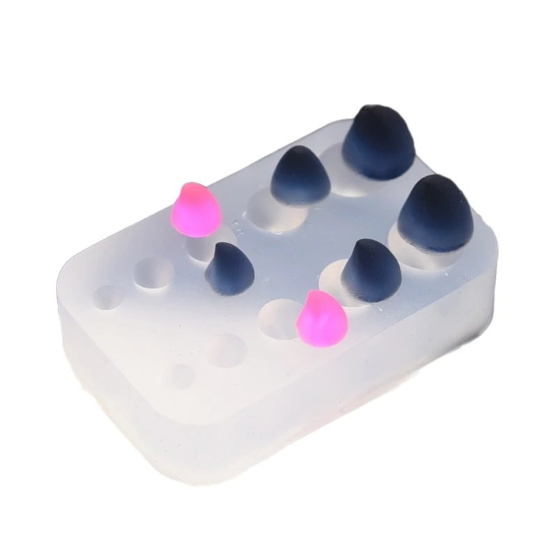 

Крошечные размеры, силиконовая форма с рогом дьявола, мини-формы для подвесок с рогами животных, сделай сам, формы для из смолы,