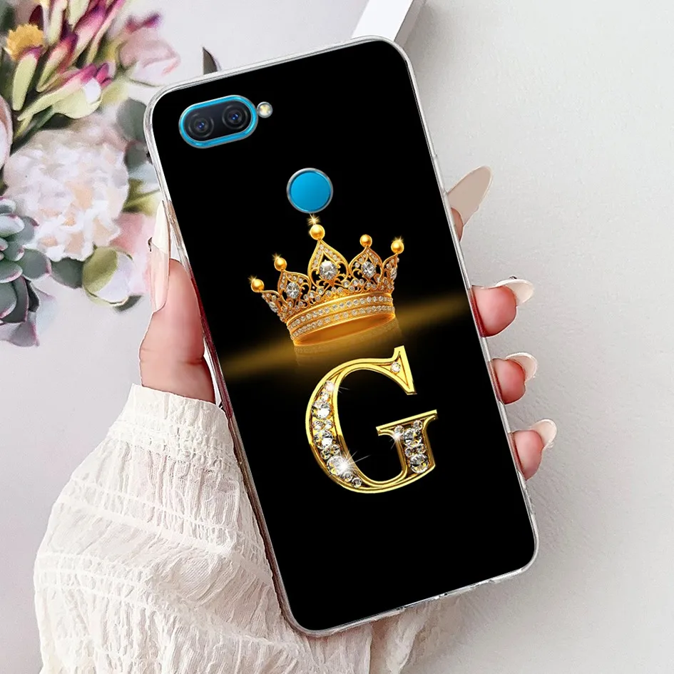 Fashion Letters Crown Soft Silicone Back Protective Phone Case Cover