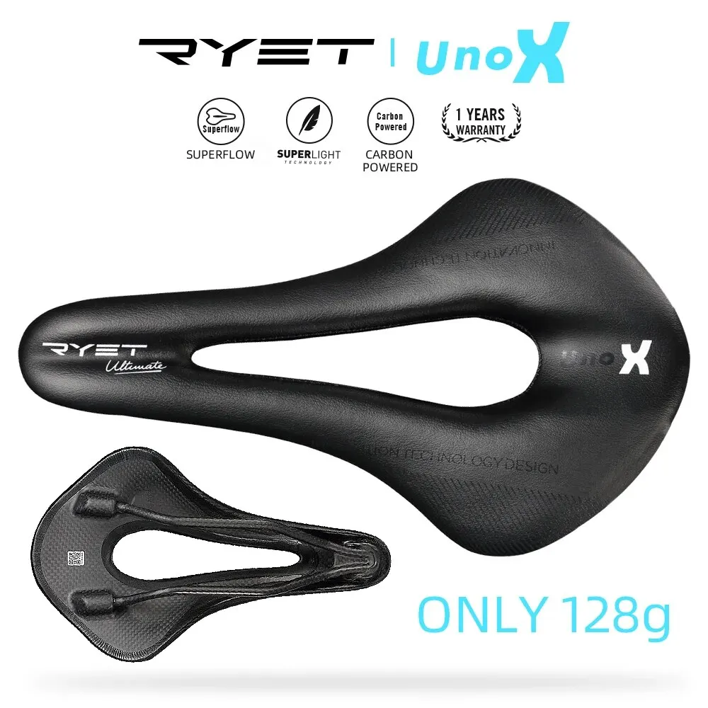 Ryetカーボンバイクサドル超軽量レザーロードバイクmtbレーシングpu