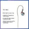 2025 T2 DLC T2 T2 EVOdynamic driver bass earphone DJ metal headphone 2-Pin MMCX Detachable IEM TIN Official Store 1