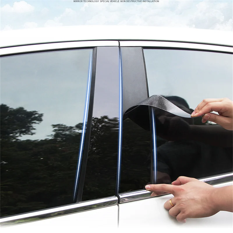메르세데스 벤츠 A C E S V 클래스 W212 W213 W204 W205 W206 W220 W221 GLC GLK GLA GLB CLS M ML GLE CLA 자동차 도어 필러 스티커