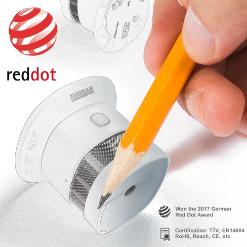HEIMAN Zigbee 3.0 화재 경보 연기 감지기, 스마트 홈 시스템, 2.4GHz 고감도 안전 방지 센서, 무료 배송 4