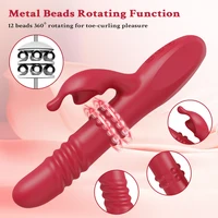 Leistungsstarke Kaninchen Vibrator Für Frauen G-punkt Teleskop Rotierenden Klitoris Vagina Stimulator Weibliche Masturbator Für Erwachsene Sexy Spielzeug 5