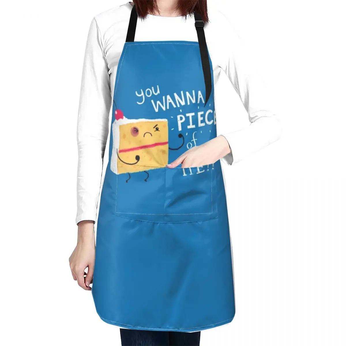 Angry Cake Apron professional hairdressing apron Kitchen Apron Hairdressing apron