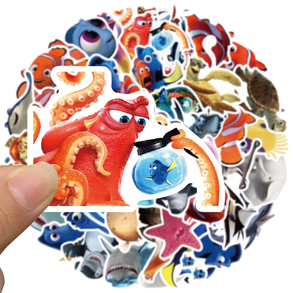 10/30/50pcs Cartoon Finding Nemo Stickers Aesthetic DIY Scrapbooking Water Bottle Laptop Luggage Cute Kid Toy Sticker Decals