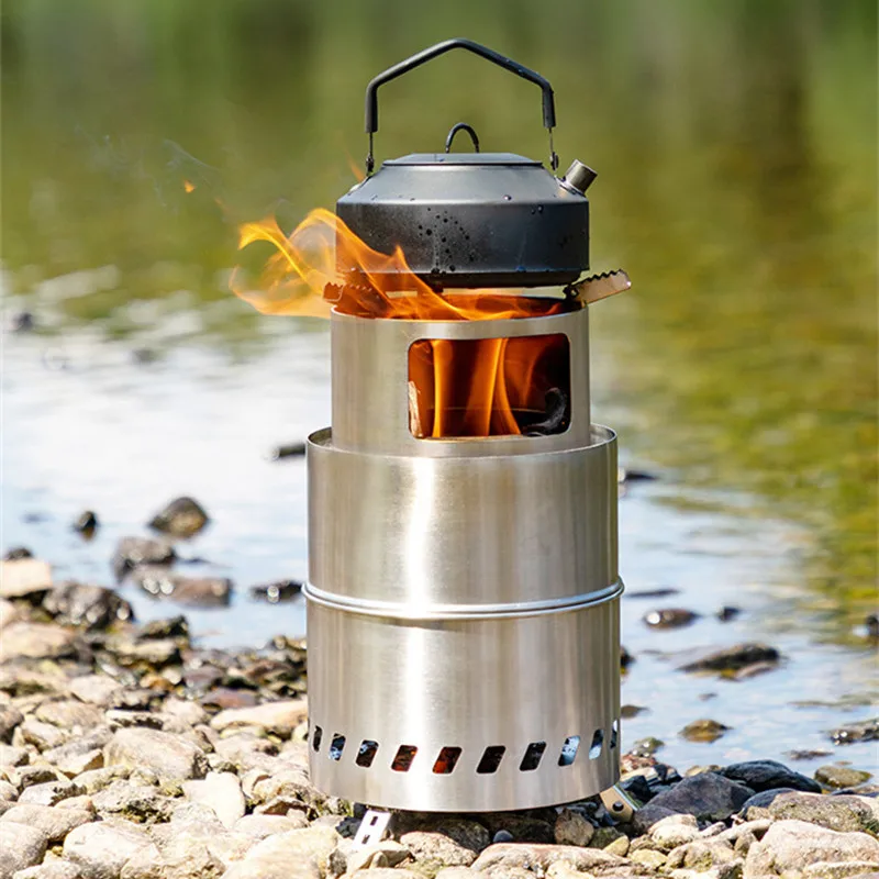 Portable Firewood Brazier Wood Burning Camping SUS Smokeless Fire Pit Outdoor 화로접이식 화로대