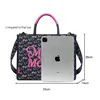 Disney Light Luxury Elegant Pink Embroidered Mickey Mouse Tote Bag Ladies large Capacity High End Brand Shoulder Handbag 2