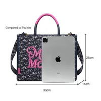 Disney Light Luxury Elegant Pink Embroidered Mickey Mouse Tote Bag Ladies large Capacity High End Brand Shoulder Handbag 2
