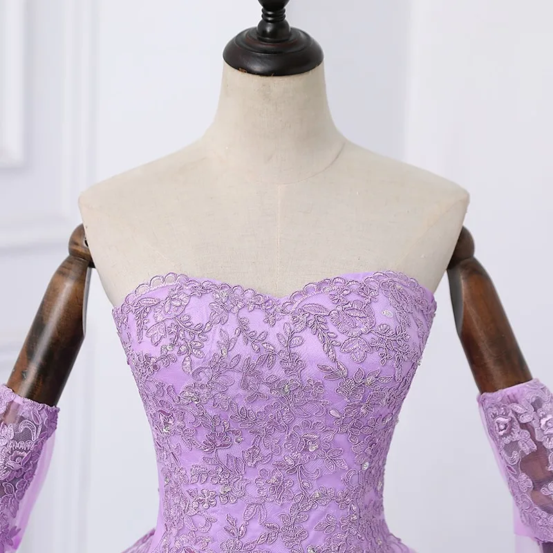 Quinceanera Dresses Of 15 Colors New Classic Elegant Wedding Ball Gown Exquisite Appliques With Sleeves Vestido Customized