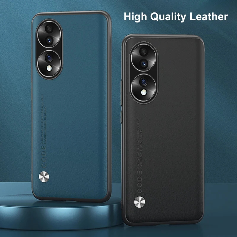 Luxury PU Leather Shockproof Phone Case - Business Silicone Protection Cover