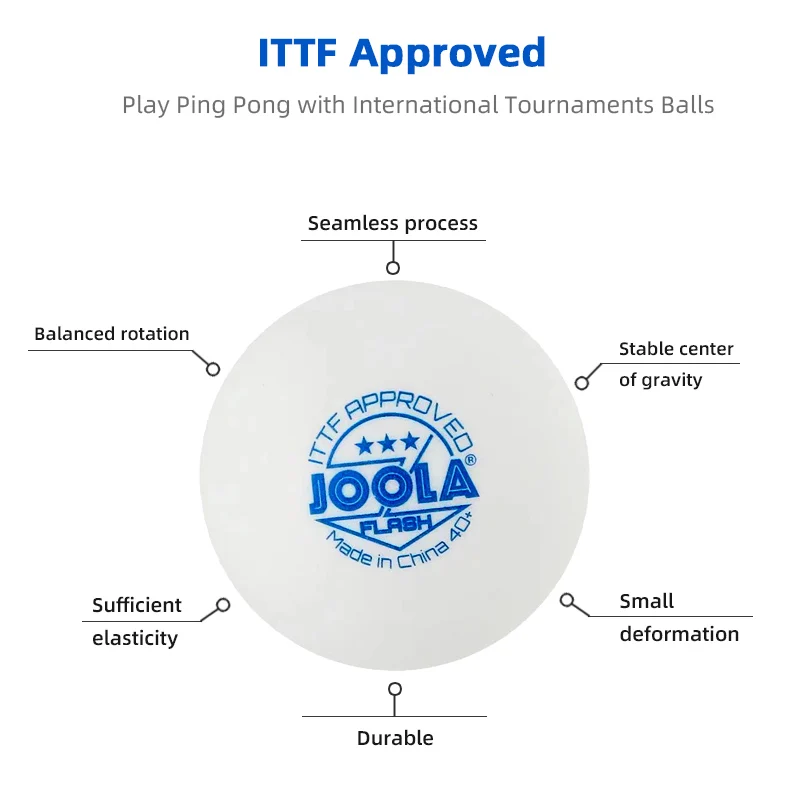 値下げ❗️JOOLA(ヨーラ)3スター卓球ボールSuper40 12D(144個) ☆在庫あり即納☆JOOLAヨーラ 42103 JOOLA PUR 44+