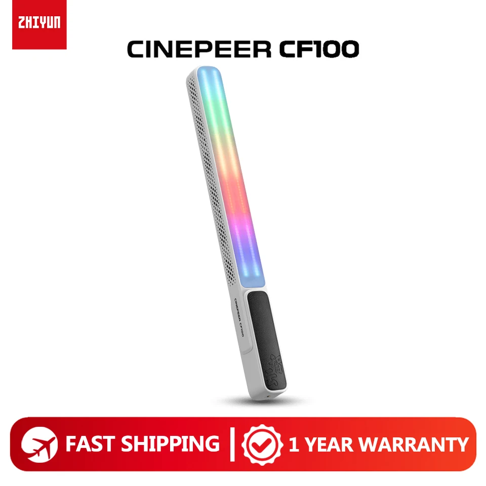 その他 ZHIYUN CINEPEER CF100 ZHIYUN CINEPEER CF100 RGB Stick Light - High-Power Portable and