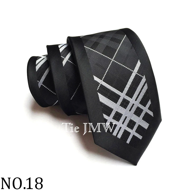 Männer Slim Krawatten Luxuriöse Krawatte Streifen Business Jacquard Krawatte Kleid Hemd Täglichen Verschleiß Krawatte Zubehör Hochzeit Party Geschenk – Detail 18
