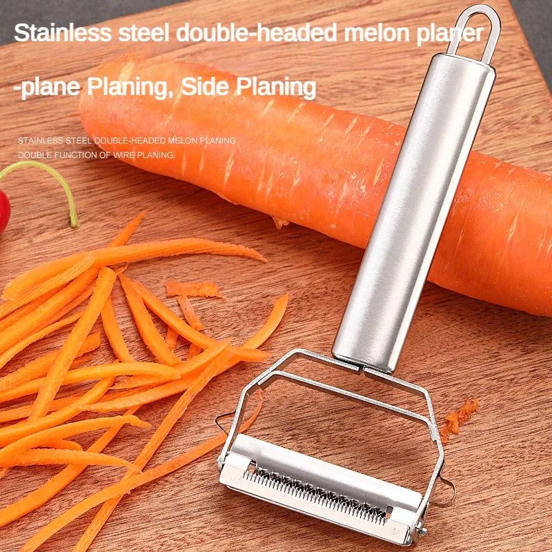 2in1 Vegetable Peeler Multifunctional Stainless Steel Doubleheaded