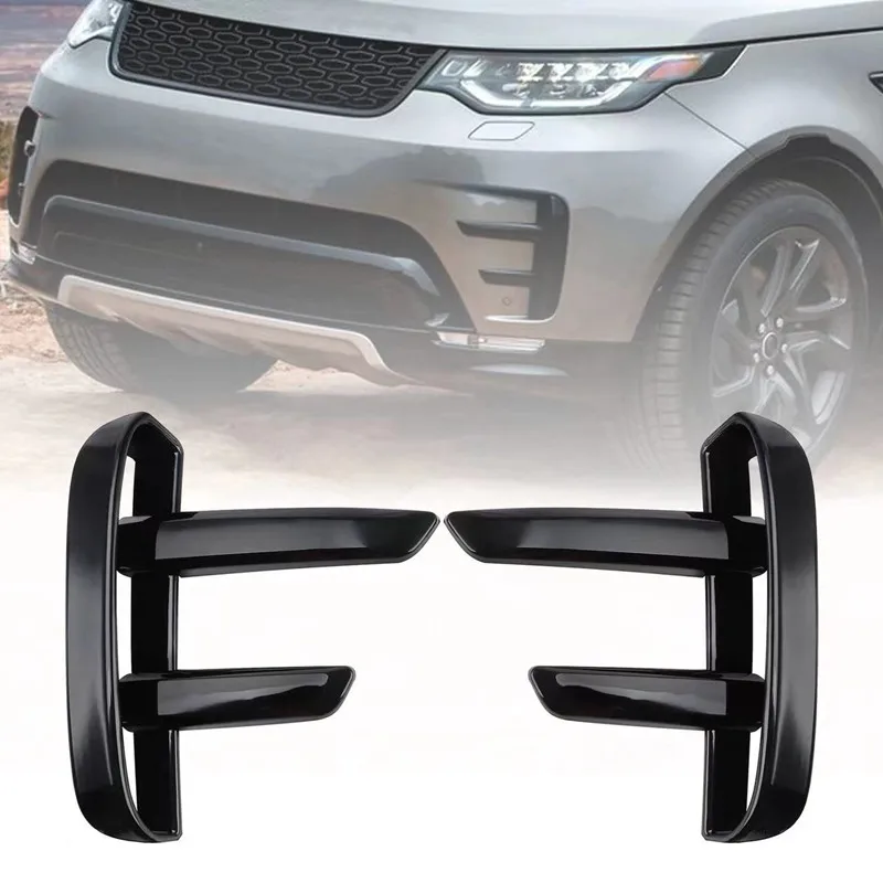 

Front Fog Lights Trim Cover Compatible with Land Rover Discovery 5 L462 2017-2023 Air Vent Grille Mesh Decoration Accessories