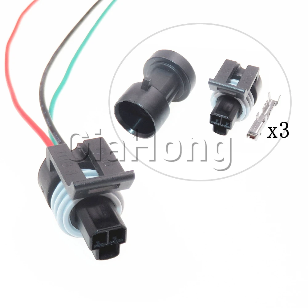 

1 Set 3 Way 12110192 /12065287 Restrictor Air Damper Fuel Injector Diesel Common Rail Socket Water Temperature Starter Connector