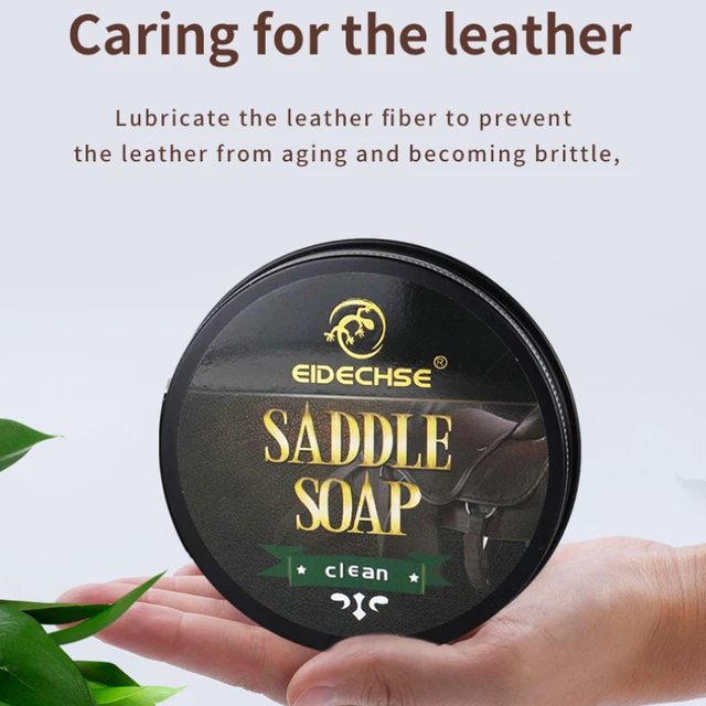 Saddle Soap Leather Cleaning Soap Maintaining Softness Elasticity For Sofa  Clothing Bags Cleaning Caring Leathercraft Accessorie - AliExpress