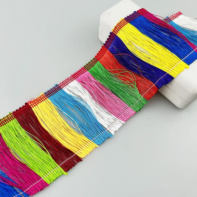 12Colorful Beard Truck Top Decoration with Five-Color Beard Lace Tibetan Ethnic Style Tibetan Buddhist Altar Table with