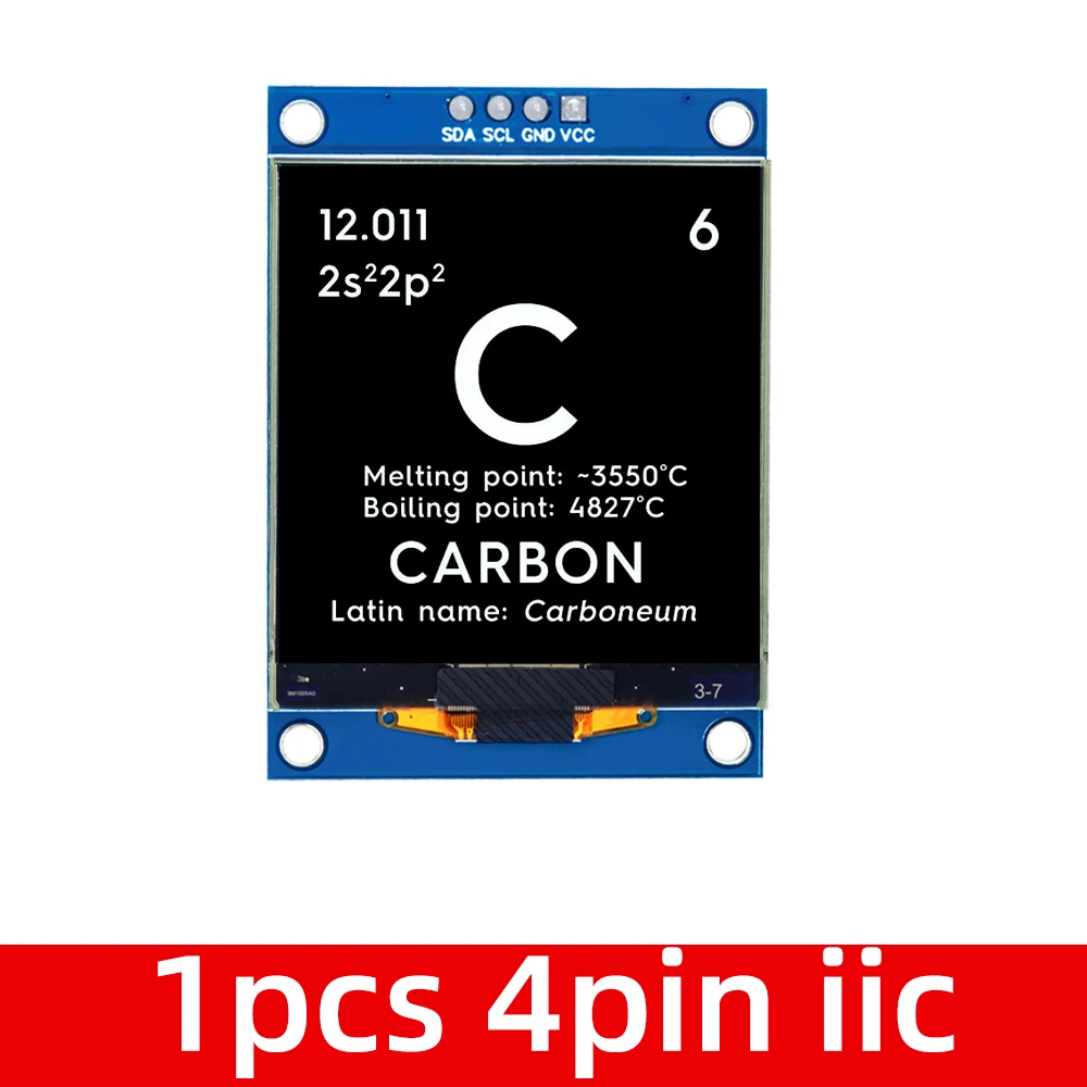 High-Quality 1.5 Inch 128x128 OLED Display Shield Module