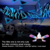 1500Lumens Led 6500k Ambient Music Light, Bluetooth Music Fan Colorful Projection Light, Music Speaker Sync Color Changing Light 2